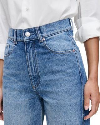 Taylor Relaxed Barrel High Rise Jeans in North Water