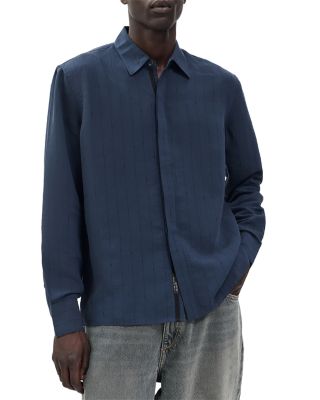 Dalton Jacquard Button Front Shirt