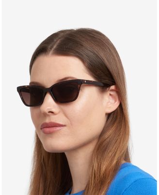 Aisha Rectangle Sunglasses, 55mm