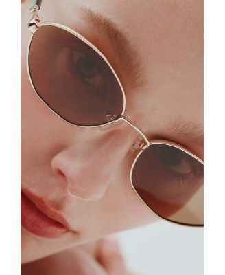 Le Bebe Oval Sunglasses, 58mm
