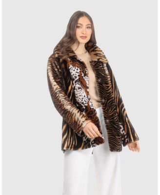 Shearling Jacket with Belt