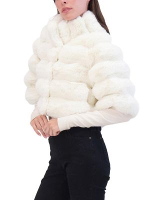 Faux Fur Chinchilla Bolero