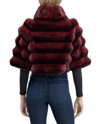 Faux Fur Chinchilla Bolero