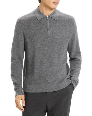 Cashmere Long Sleeve Polo Shirt