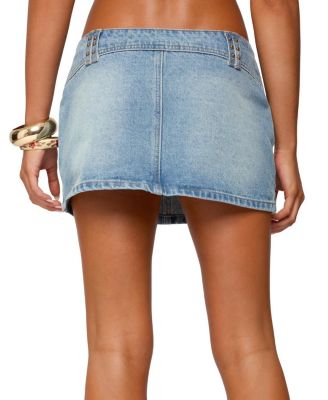  Tory Western Denim Mini Skirt