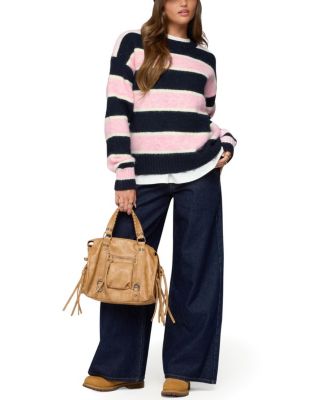  Conrad Striped Knit Sweater