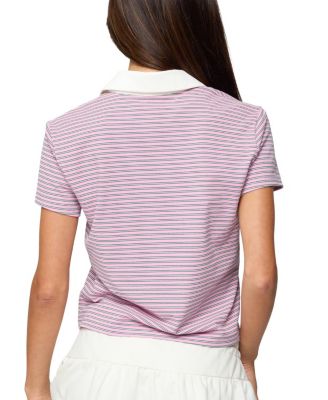  Lennie Striped Polo Top