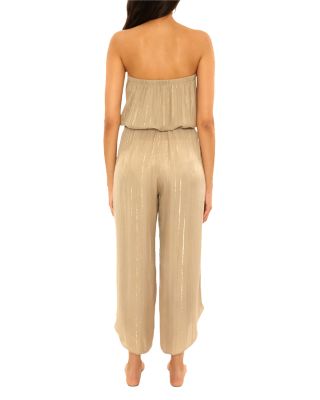 Radiance Strapless Swim Cover-Up Jumpsuit