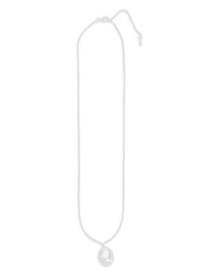 Nugget Pendant Necklace in 14K Gold Vermeil Sterling Silver, 18"-20"