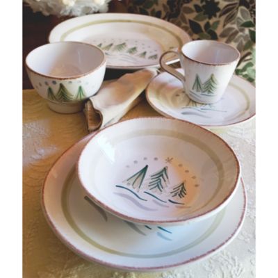 Cortina Dinner Plate, Winter Trees