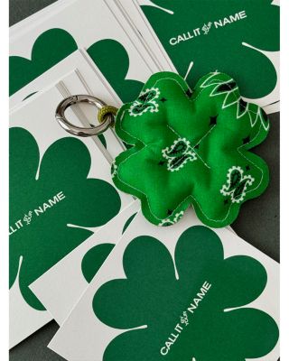 Trefle Four Leaf Clover Bag Charm