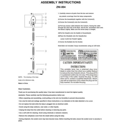  Ziniare Accent Floor Lamp