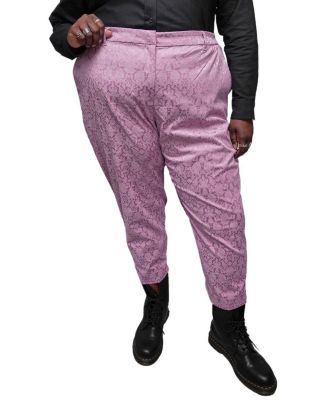 The Empower Jacquard Slim Crop Pant