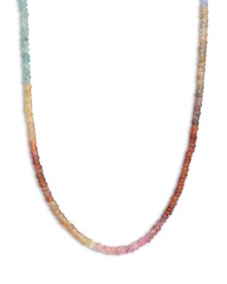 Aisha Gemstone Necklace, 14"-15"