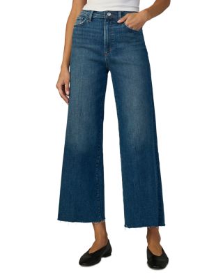 The Mia High Rise Wide Leg Ankle Jeans in Candor