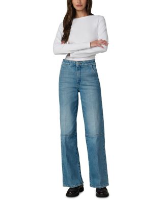 The Seamed Mia High Rise Wide Leg Jeans in Miraculous