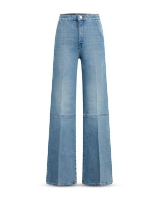 The Seamed Mia High Rise Wide Leg Jeans in Miraculous