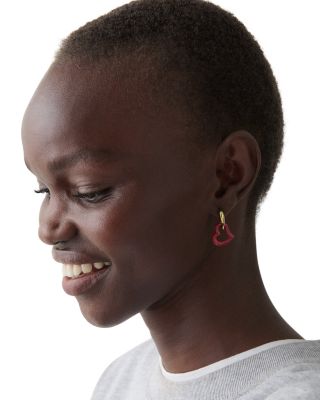 Amour Heart Drop Earrings