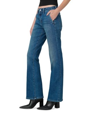 The Provocateur Mid Rise Bootcut Jeans in Crave