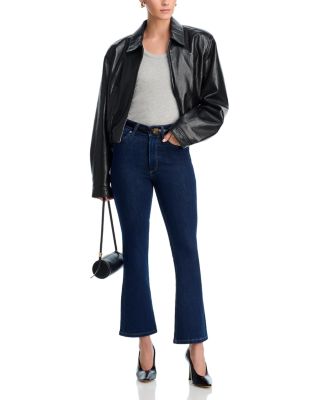 Petite Bridget Boot High Rise Instasculpt™ Crop Jeans in Lunar Sky