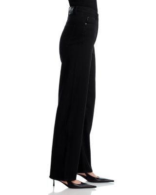 Karmine Refined Wide Leg SculptSystem Aura High Rise Jeans in Black