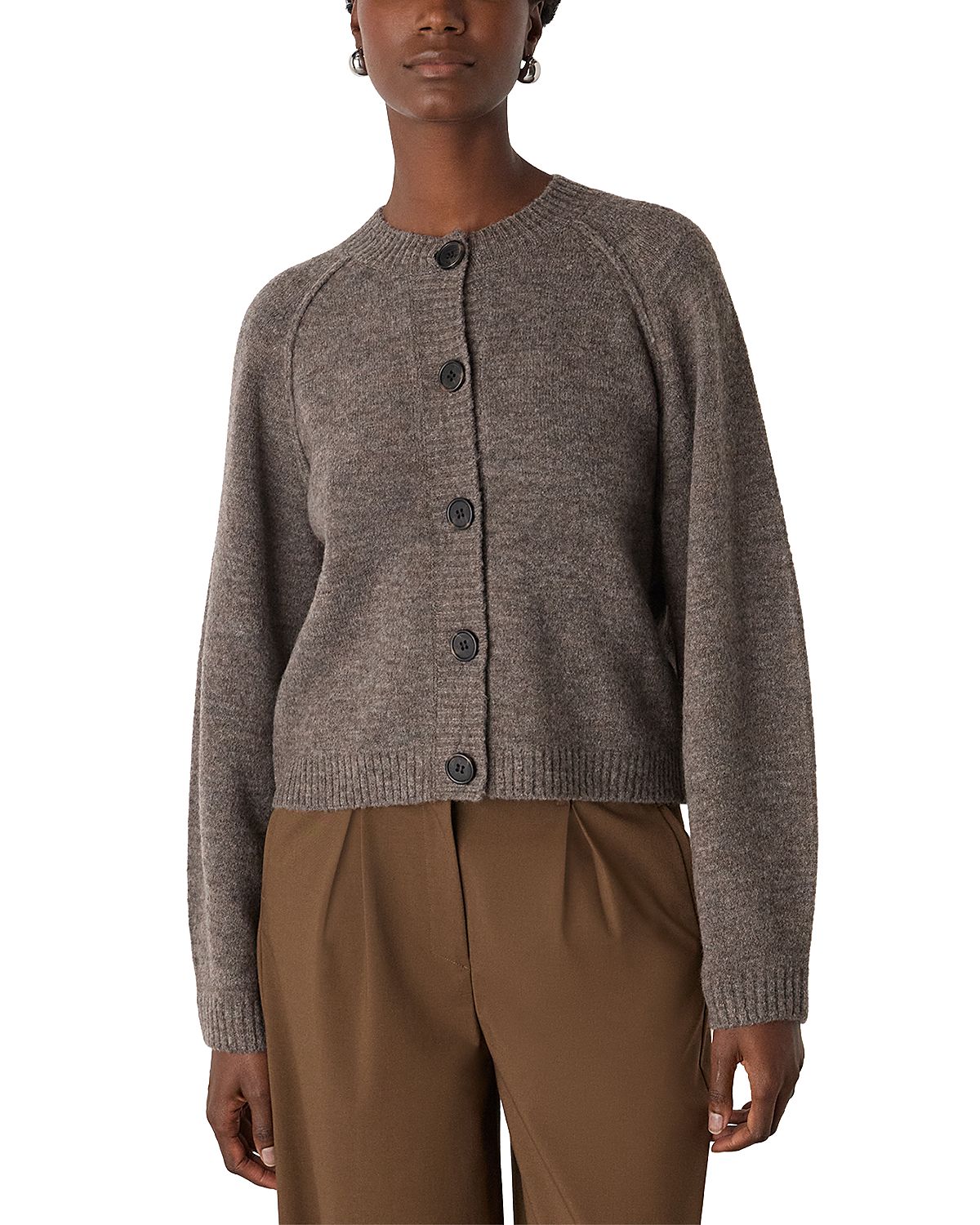 Whistles Round Neck Cardigan