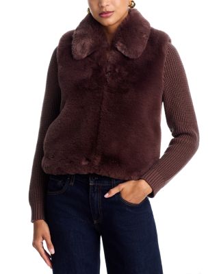 Faux Fur Cardigan - Exclusive