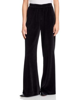 Velour Flared Pants