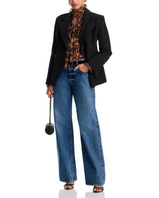 Fiorella Leopard Blouse