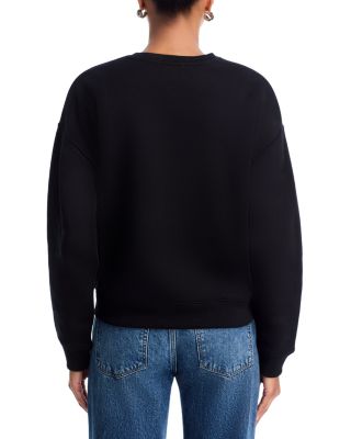 Feather Pin Fleece Crewneck Sweatshirt - Exclusive