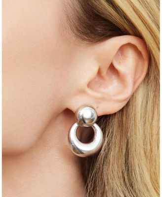  Sterling Silver In My Orbit Drop Earrings