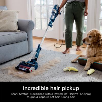 Stratos Corded Stick Vacuum with DuoClean Powerfins Hairpro and Odor Neutralizer Technology