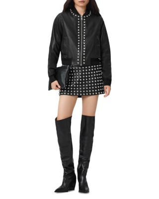 Wilder Lea Leather Skirt