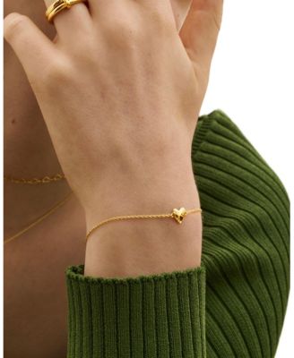  Hammered Heart Bracelet