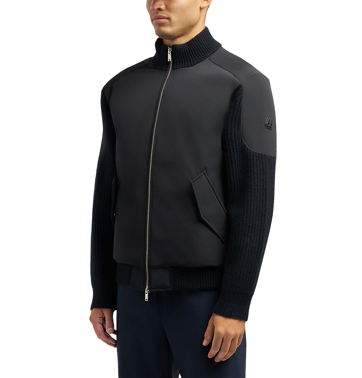 Moose Knuckles Magnus Knit Hybrid Jacket
