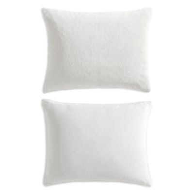 Signature Solid Faux Fur 3 Piece Comforter Set