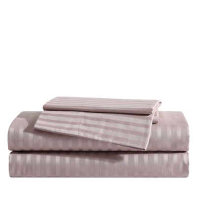 Dobby Stripe 4 Piece Sheet Set, Queen