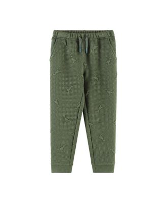 Boys' Dinos Embossed Hooded Sweatshirt and Pant Lounge Set - Little Kid