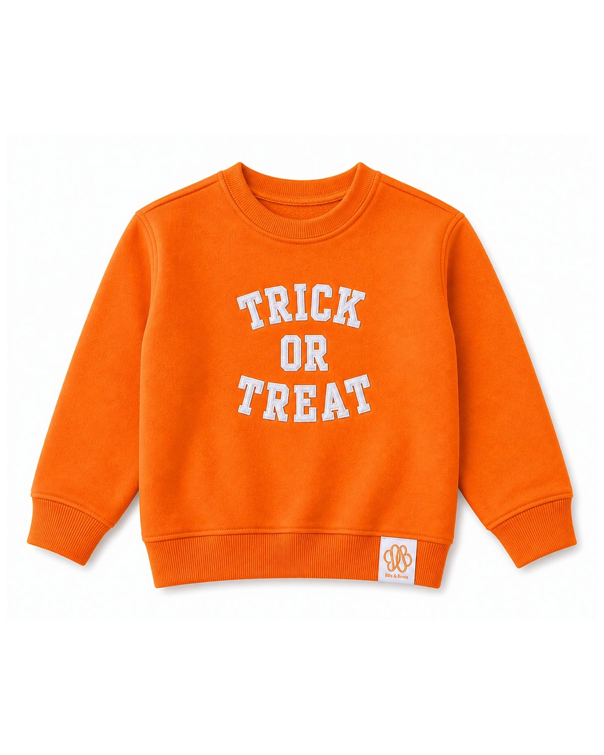 Bits & Bows Unisex Halloween Trick or Treat Sweatshirt - Baby, Little Kid, Big Kid