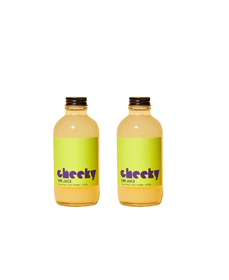 Cheeky Cocktails 100% Lime Juice, 4 Fl oz (pack Of 2)