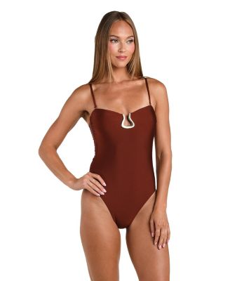 Solid Bandeau One Piece