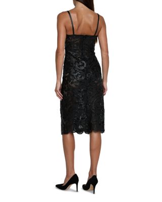 Kazuko Laser Cut Midi Dress