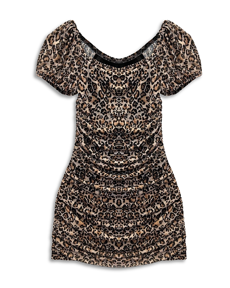 Katiejnyc Girls' Anya Dress - Big Kid In Animal Print
