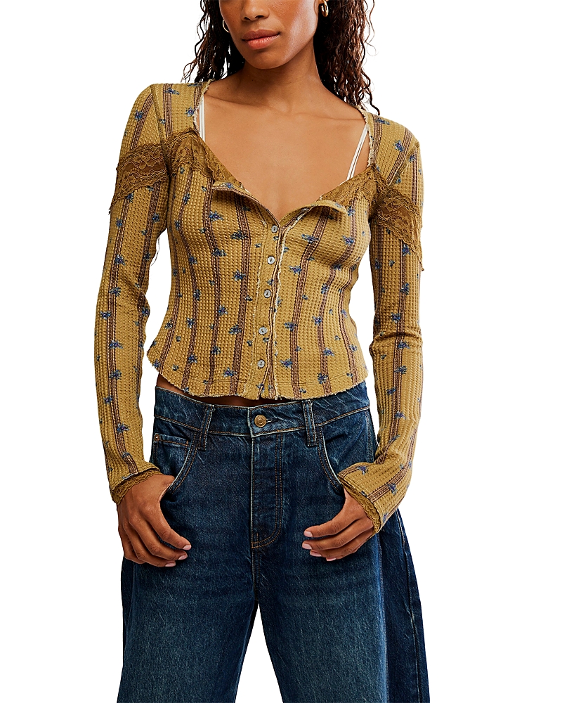 Free People Let's Party Cardi Top · XS