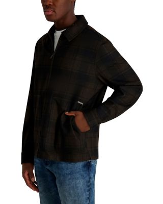 Long Sleeve Printed Shirt Jacket