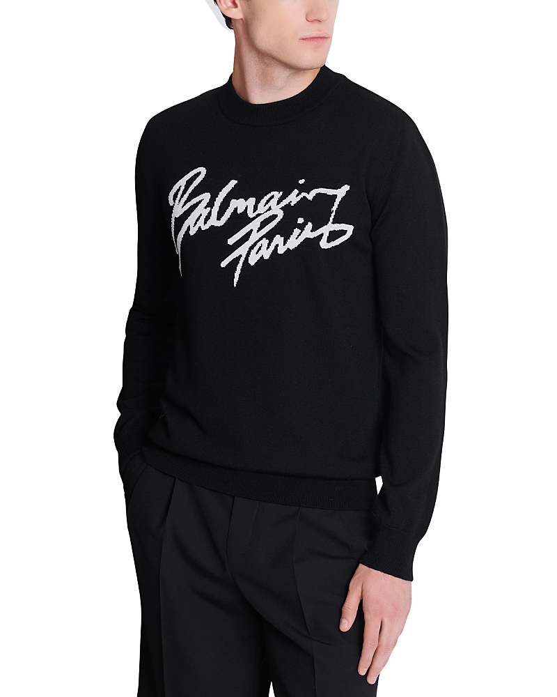Balmain Paris Sweater In Black