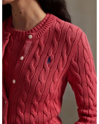 Cotton Cable Knit Cardigan