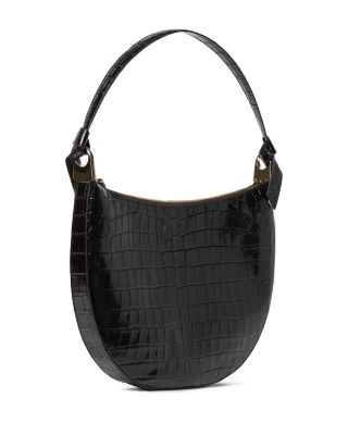 Harlow Medium Embossed Leather Fling Shoulder Bag