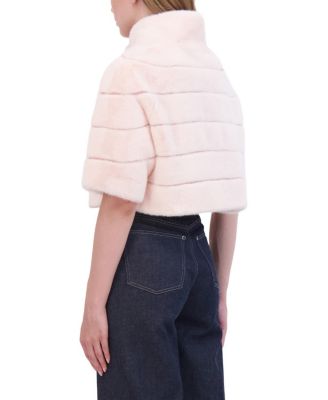 Faux Fur Mink Bolero