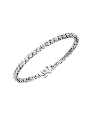  Tennis Bracelet, Medium in 14K Gold, 5ctw Round Brilliant Lab Grown Diamonds, 7"